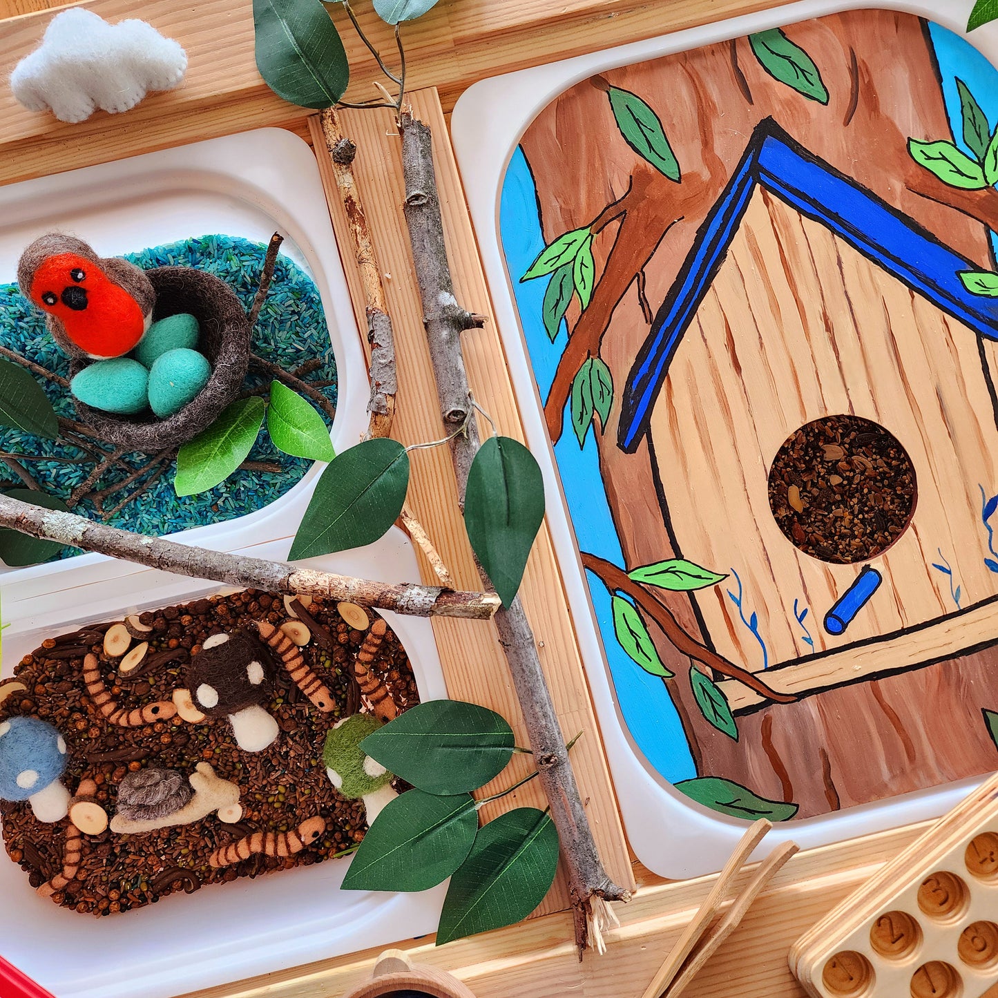 Bird House Flisat Cover
