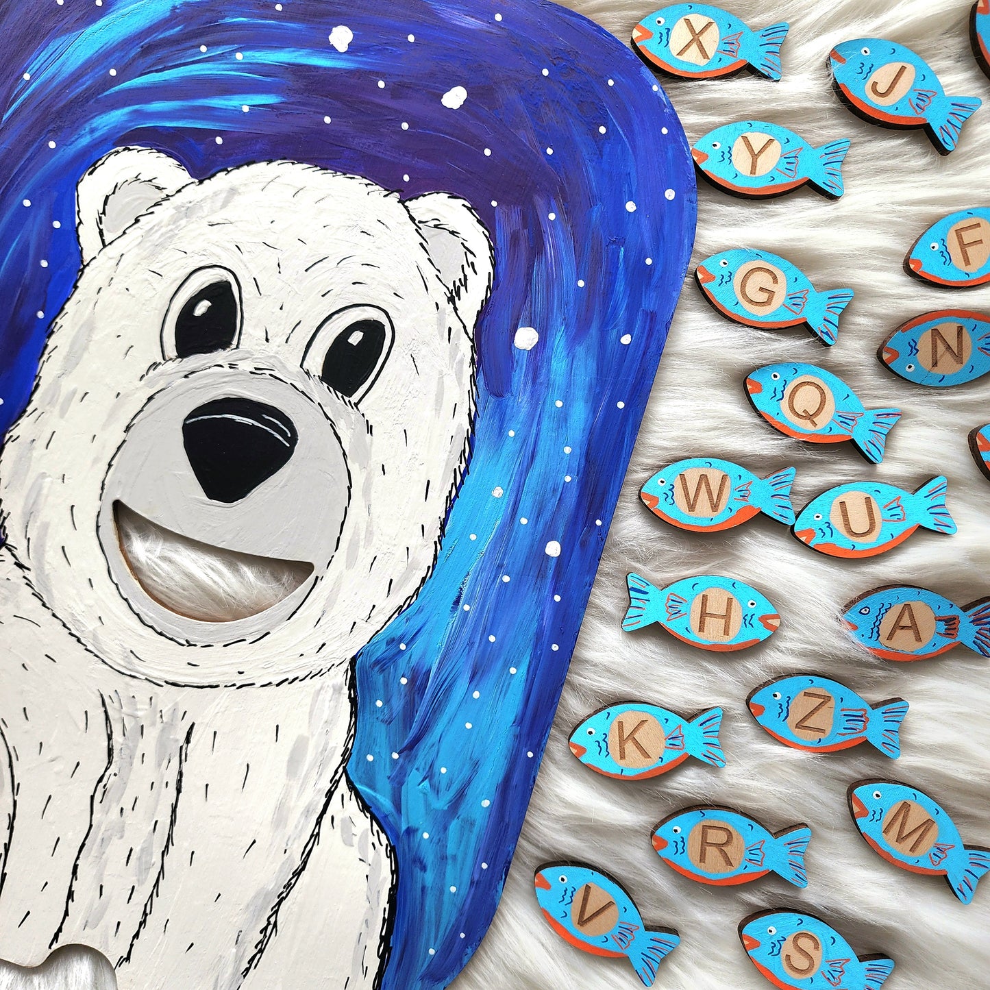 Feed the Polar bear Flisat Kit