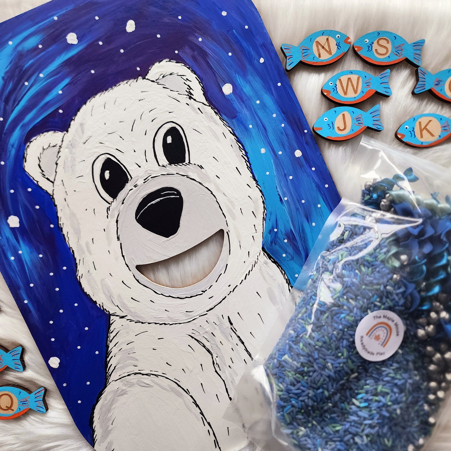 Feed the Polar bear Flisat Kit