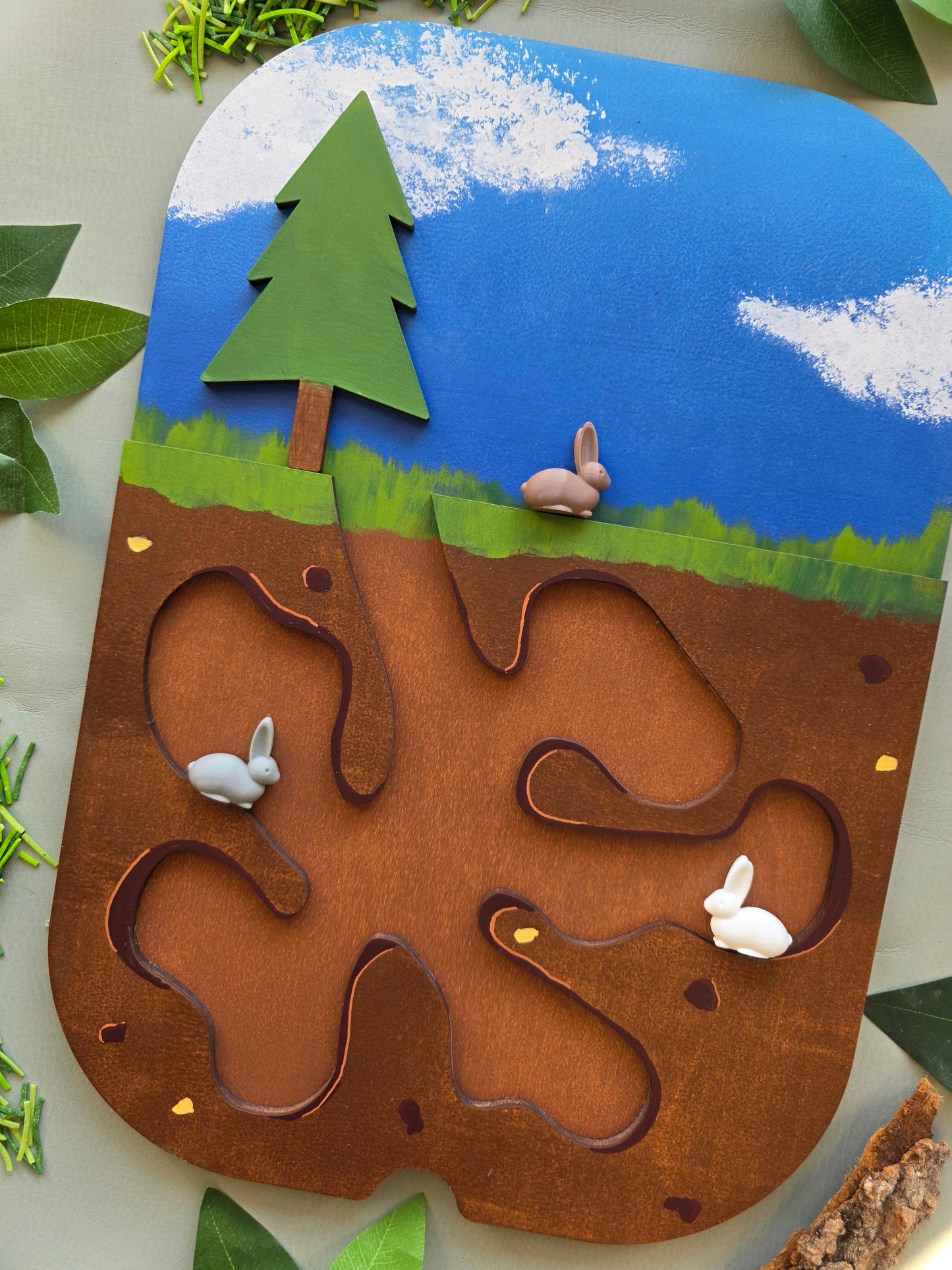 Burrow Board Flisat Set