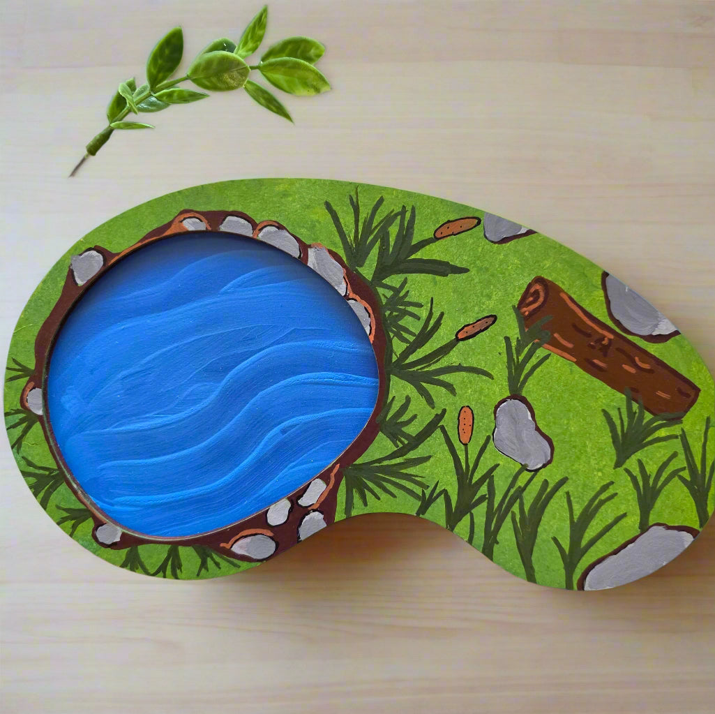Leafy Green Pond Playscape