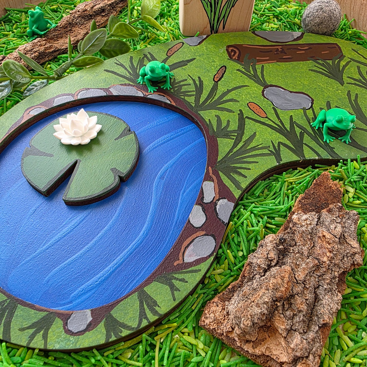 Leafy Green Pond Playscape