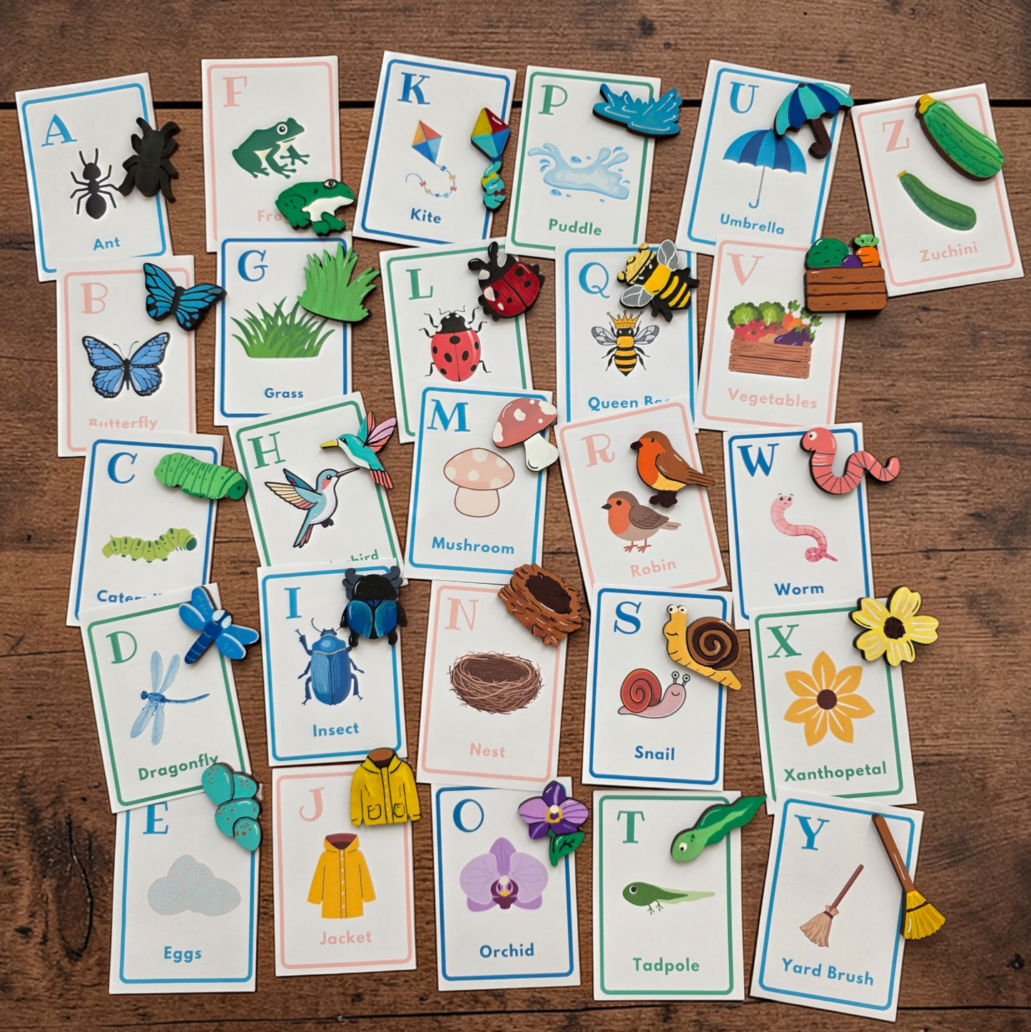 Spring Alphabet Characters