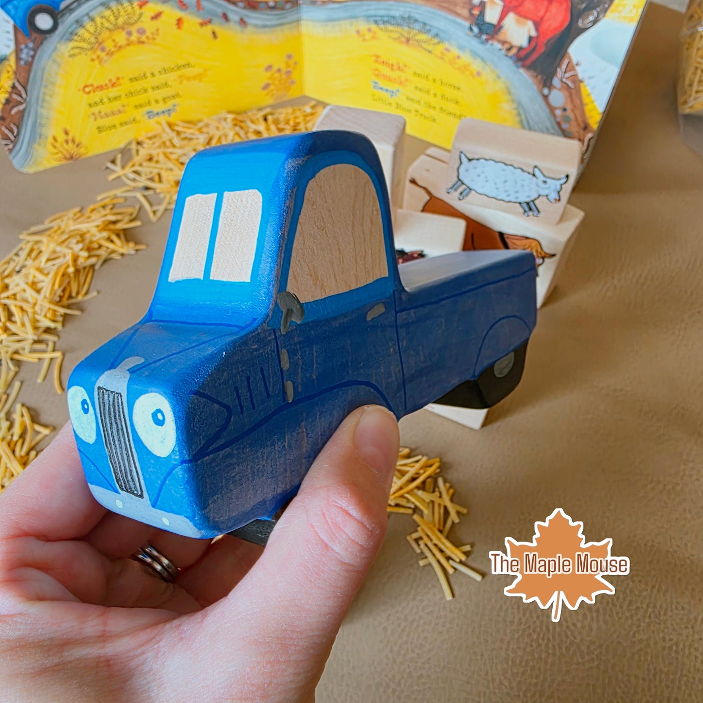 Little Blue Truck Story Block Set