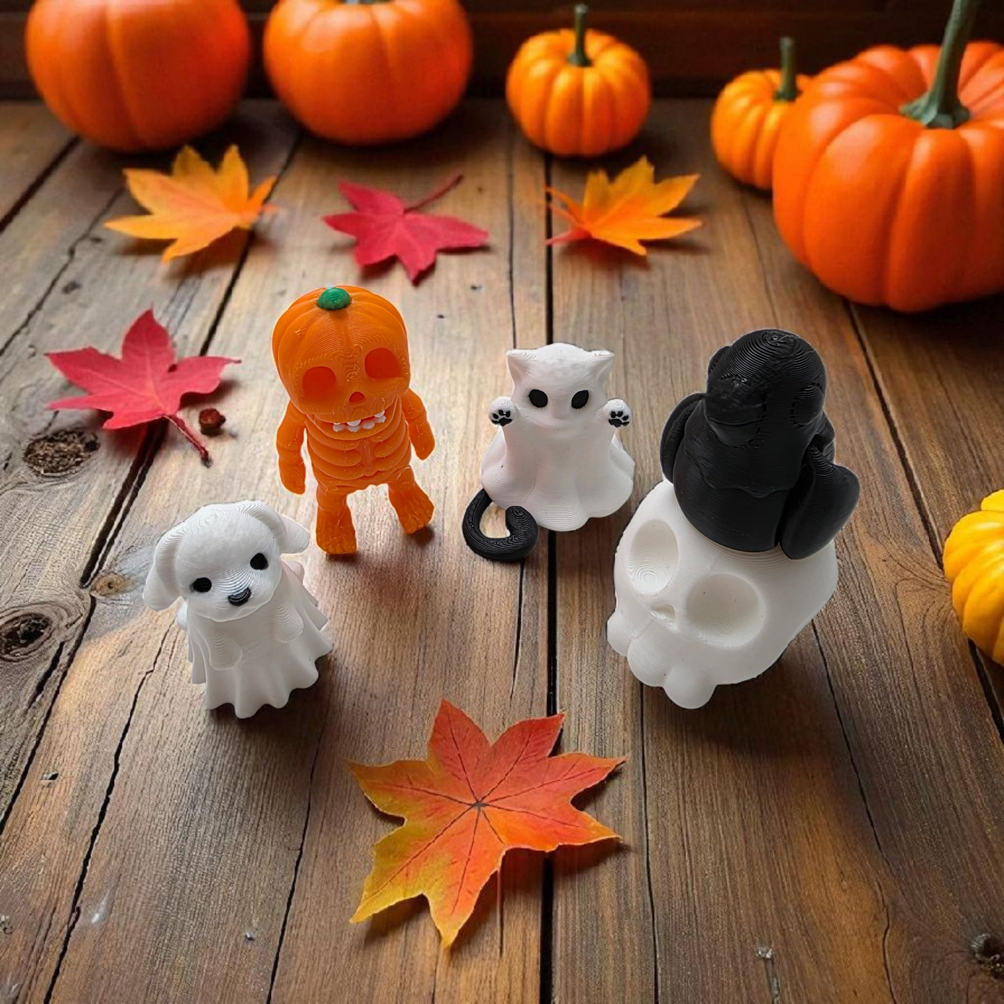 Spooky 3D Characters