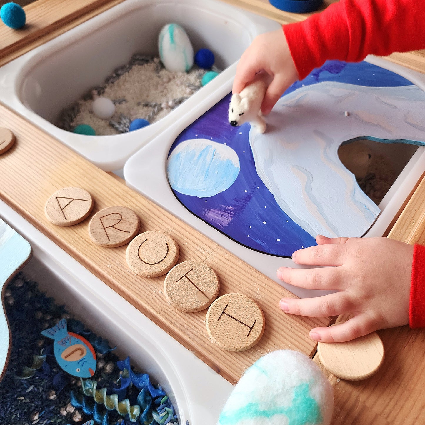 Arctic cave half size flisat insert