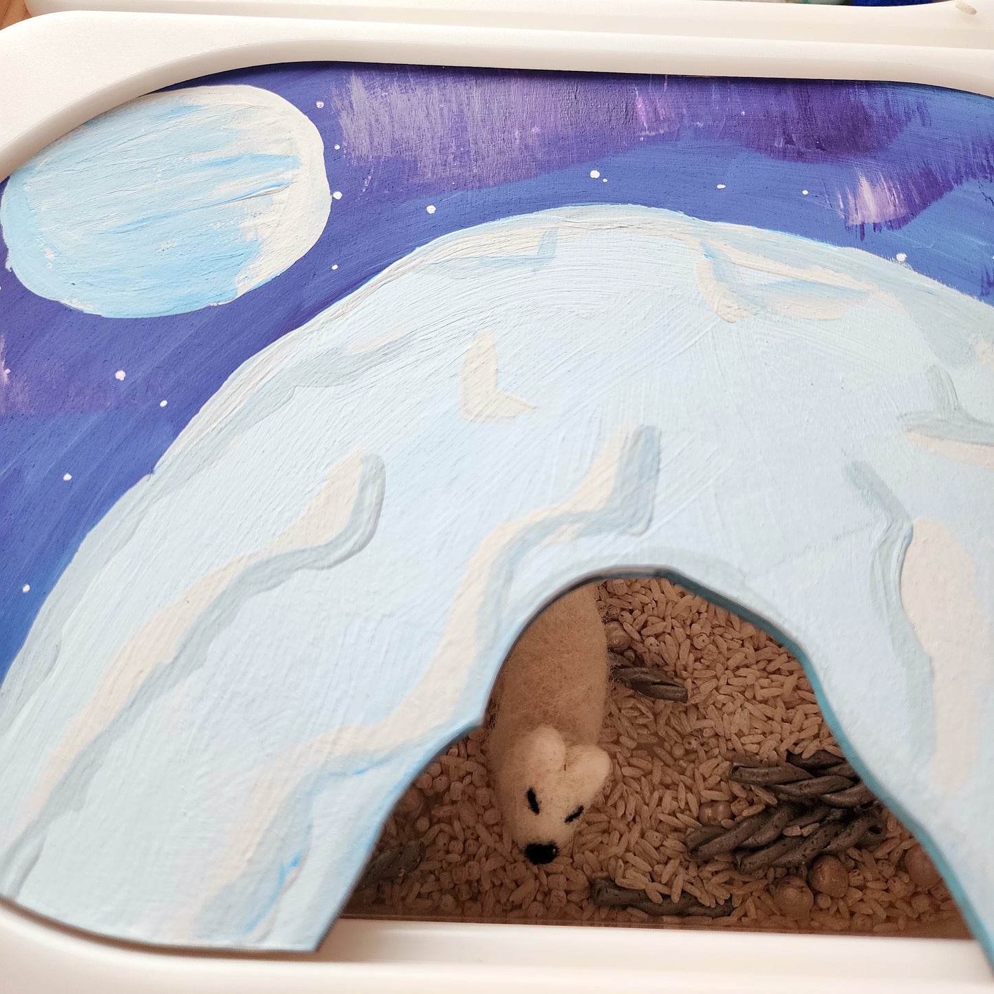 Arctic cave half size flisat insert