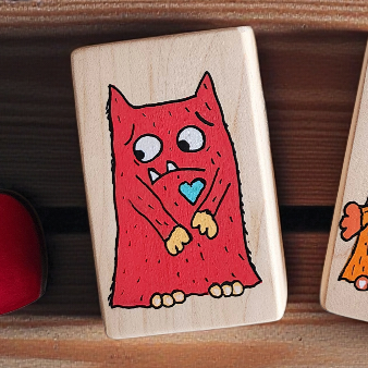 Love Monster Story Block set