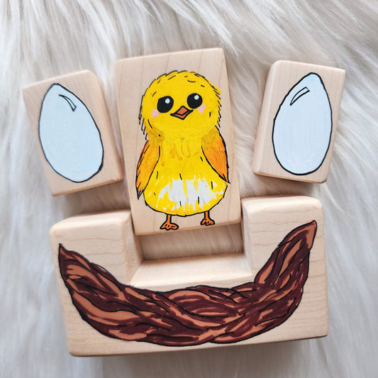 Chick in a nest