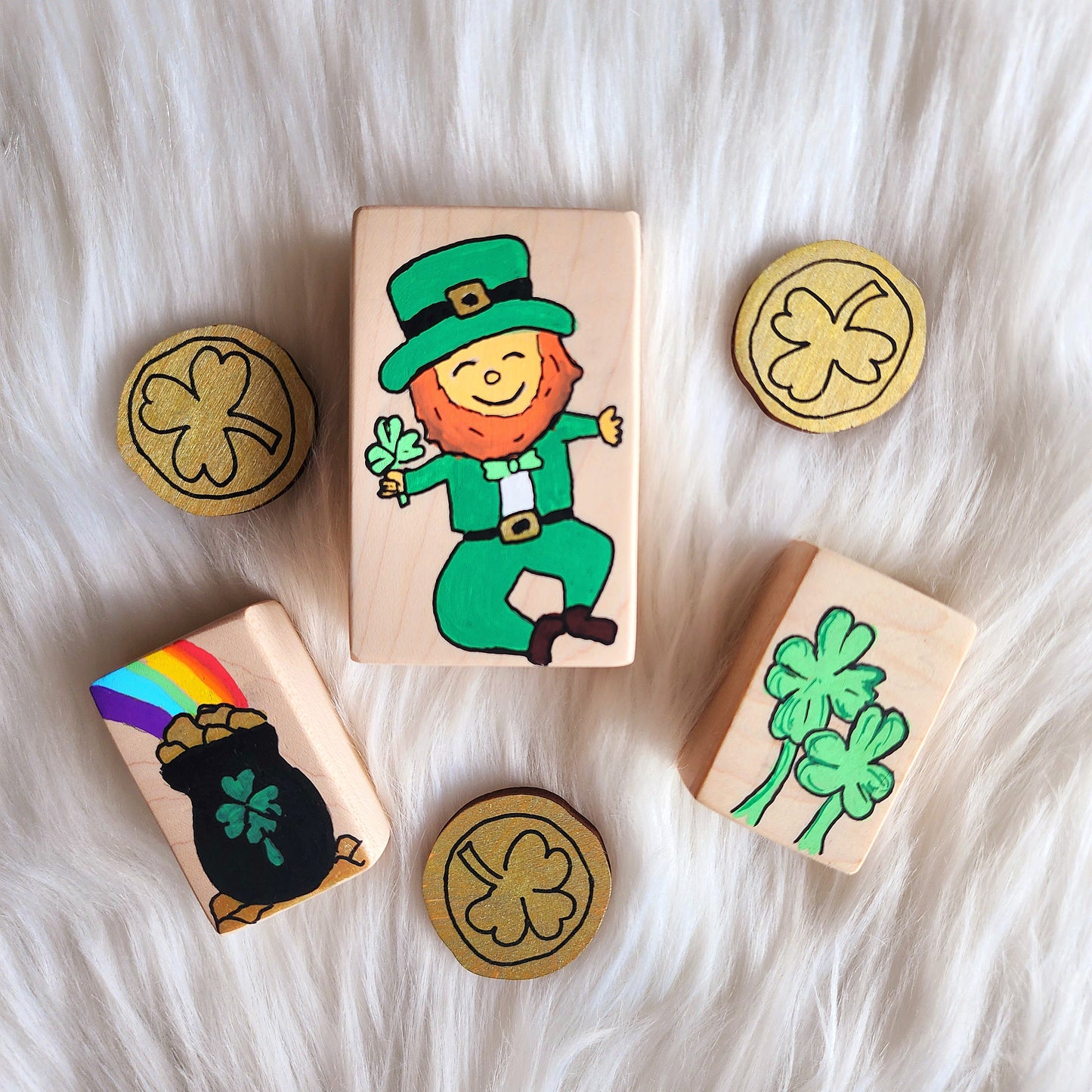 Lucky Leprechaun story blocks