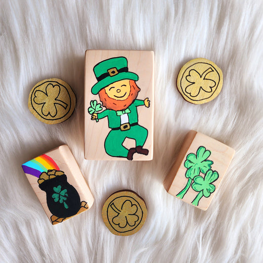 Lucky Leprechaun story blocks