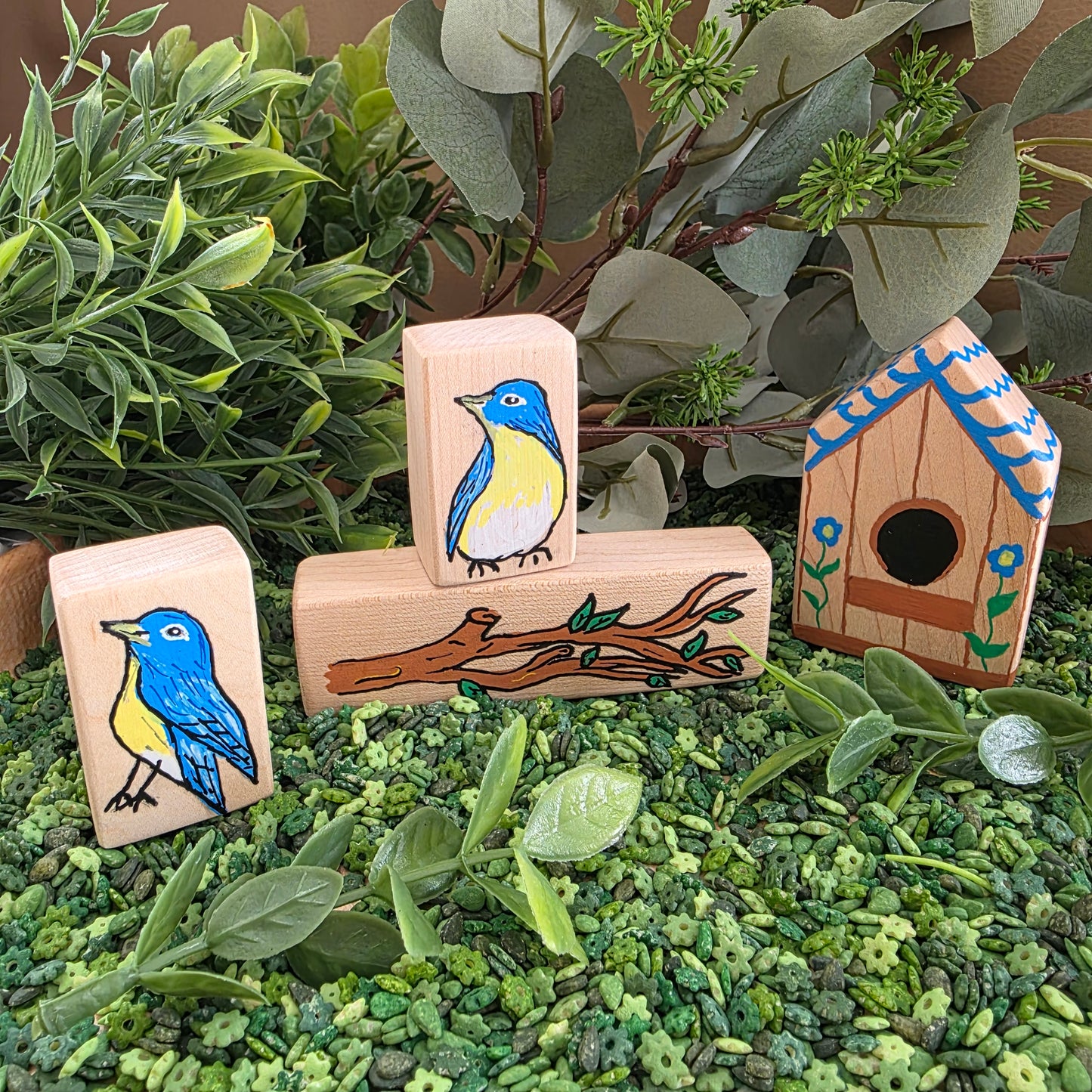Bird Bunch story block set