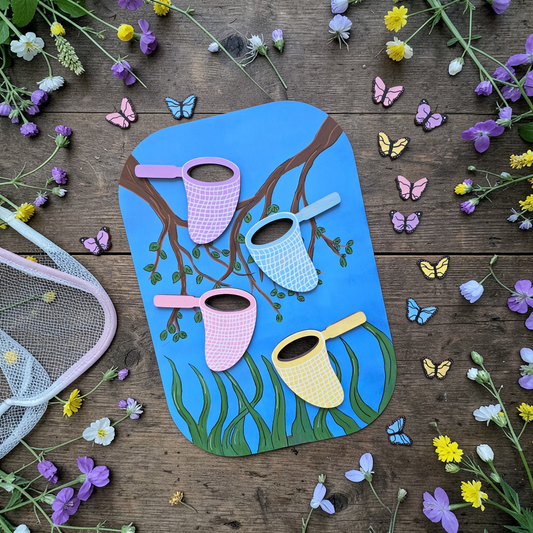 Catching Butterflies Flisat Set