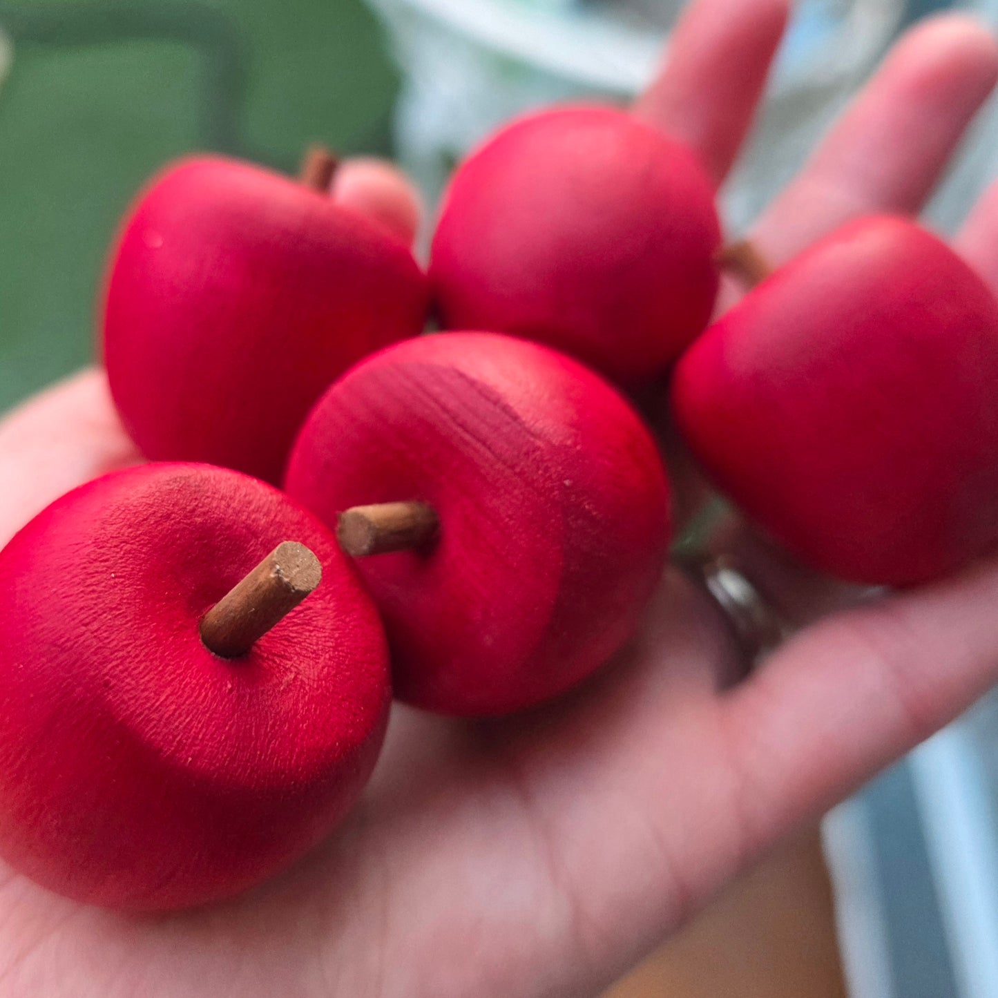 3D Wooden Apples