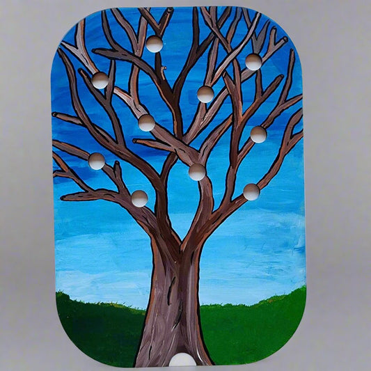 Hand-painted Tree Flisat Cover