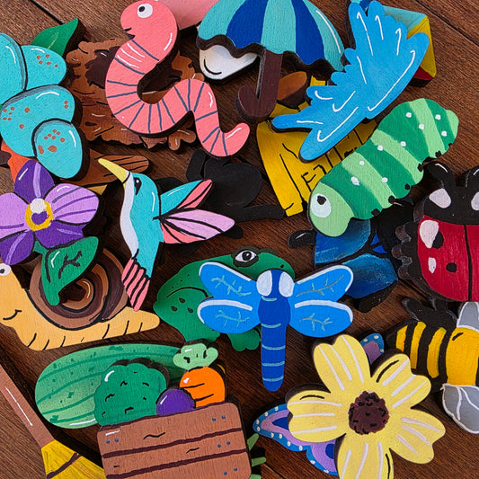 Spring Alphabet Characters