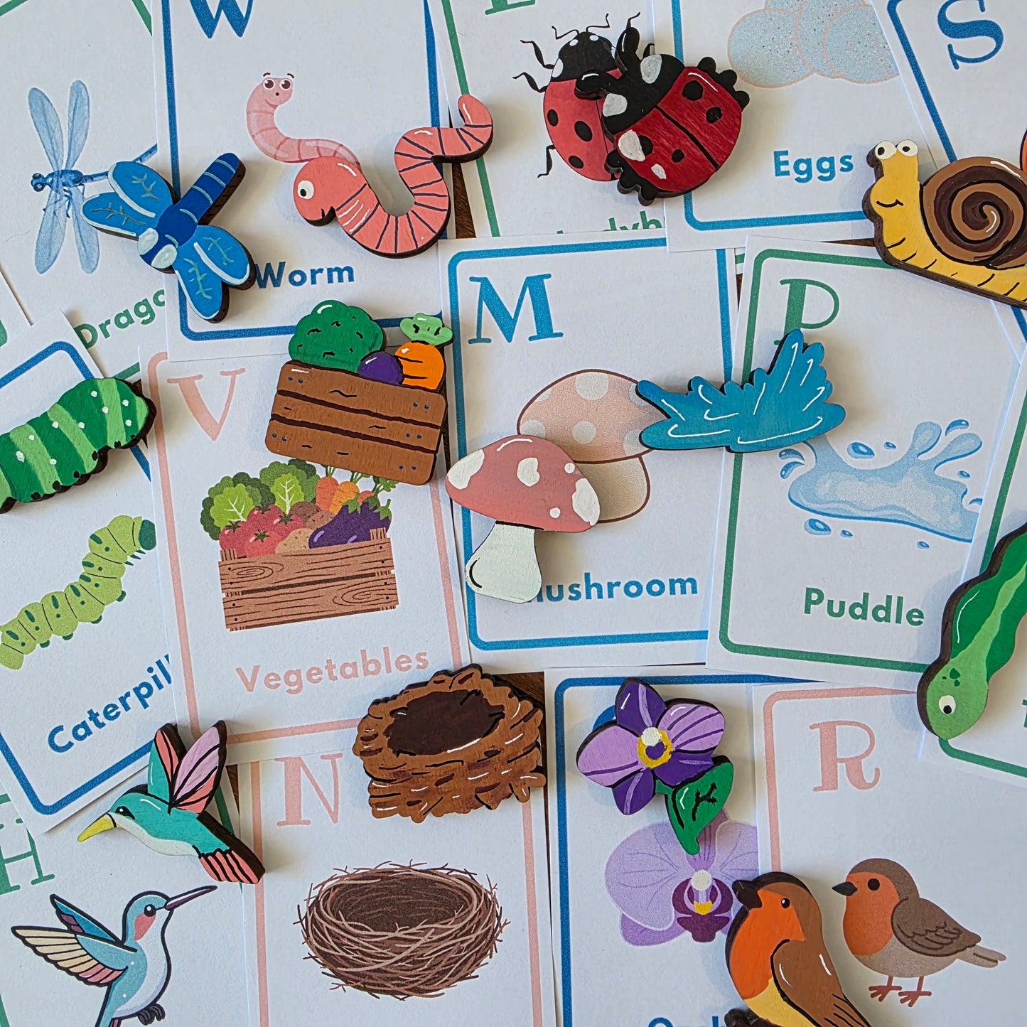 Spring Alphabet Characters
