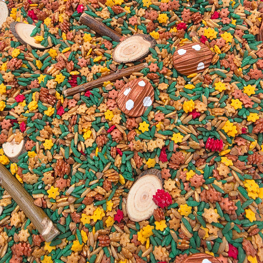 Into The Fall Forest sensory filler