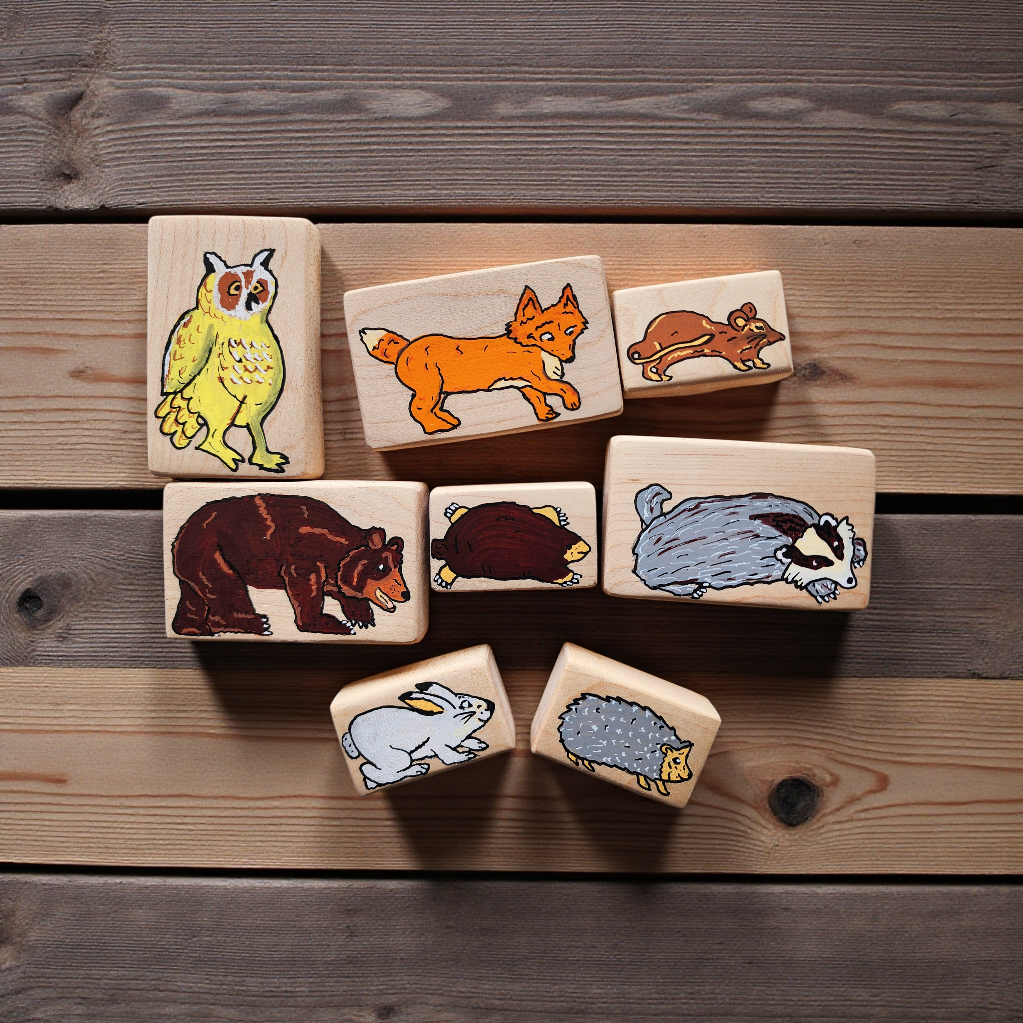 The Mitten Story Block Set