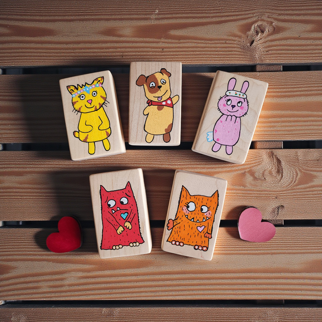 Love Monster Story Block set